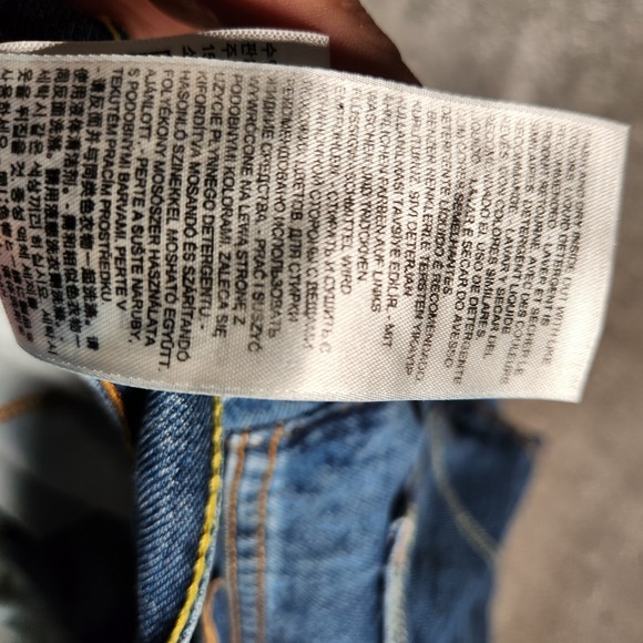 Levi's 550 Jeans Men's 46X30 Straight Relaxed Denim Blue Pre-Owned - Picture 12 of 16